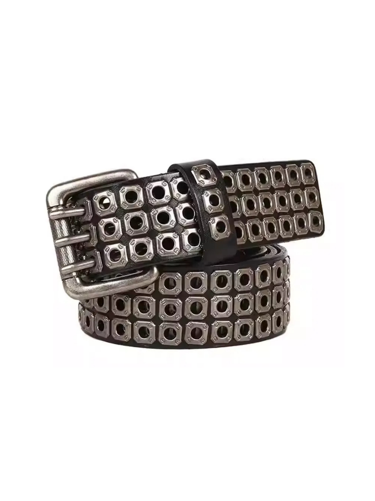 Gunmetal Studs Belt