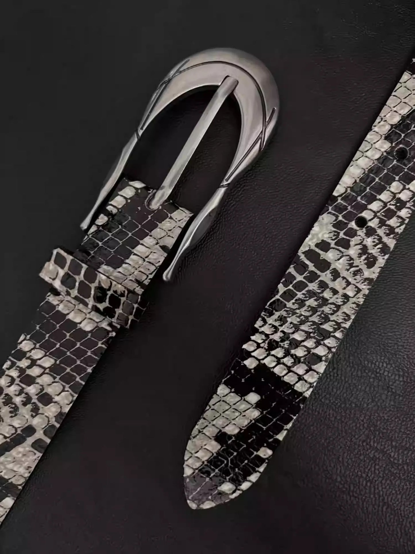Snake Pattern Belt