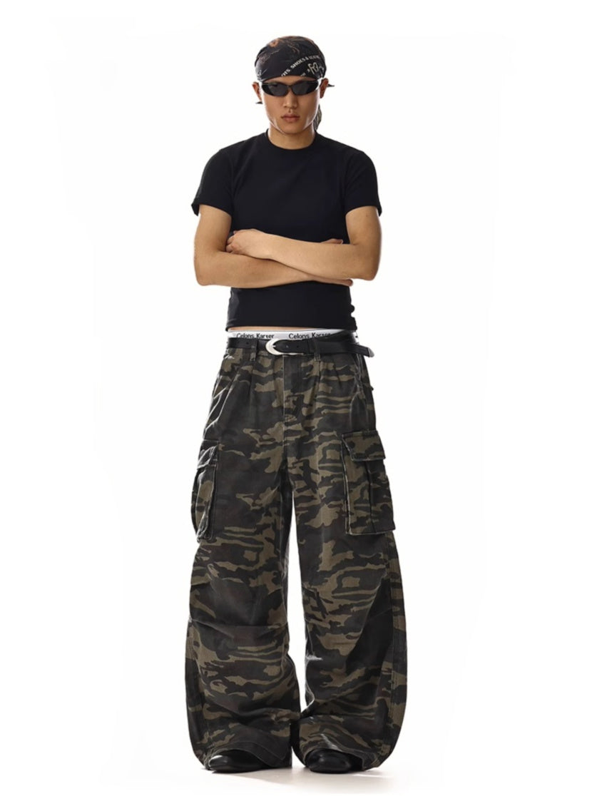 Camoflage Cargo Denim