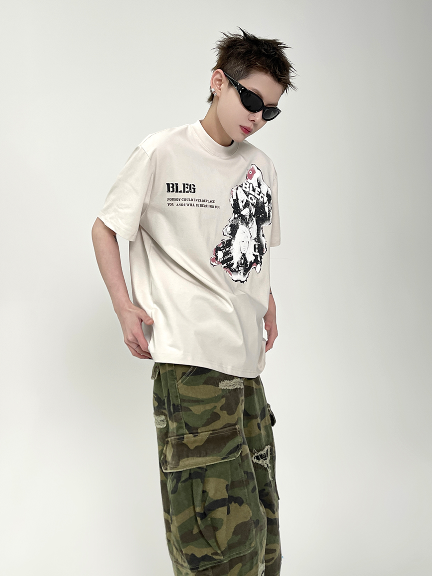 Old Portrait T-shirt (2color)