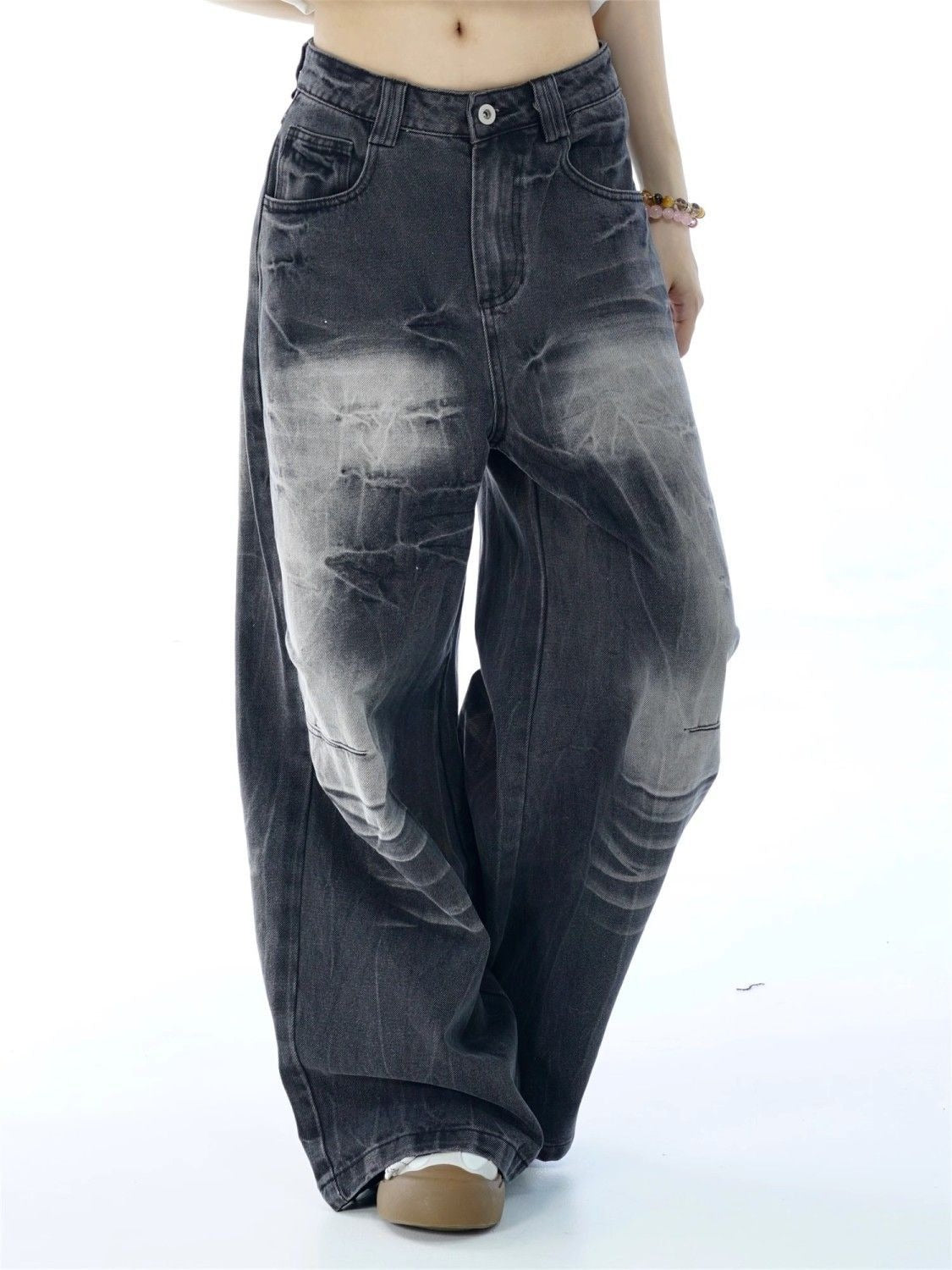 Overwashed Crack Denim