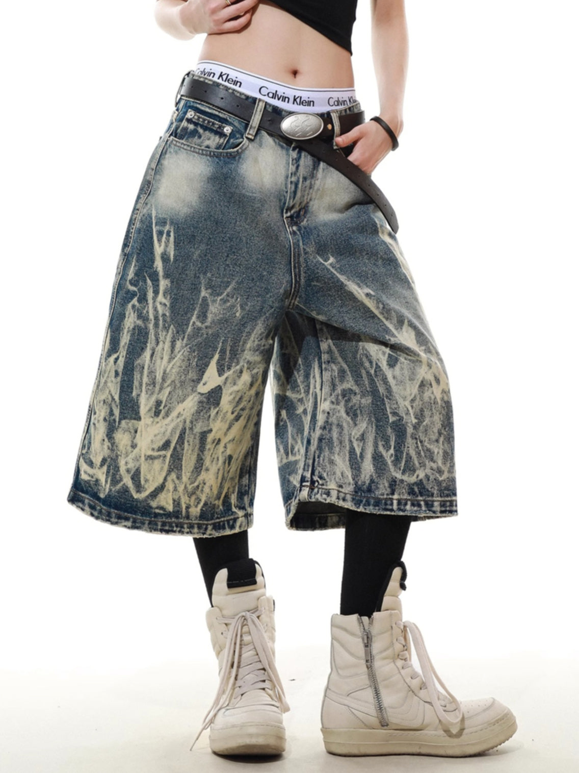 Crack Thunder Washed Jorts