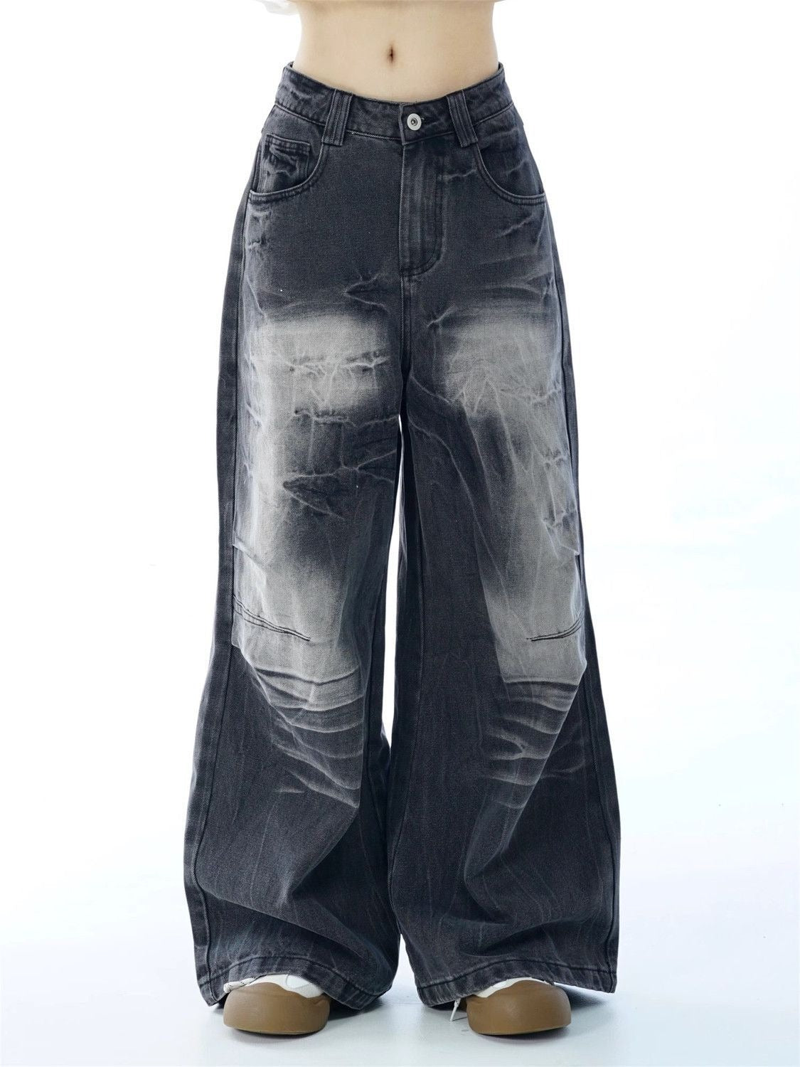 Overwashed Crack Denim