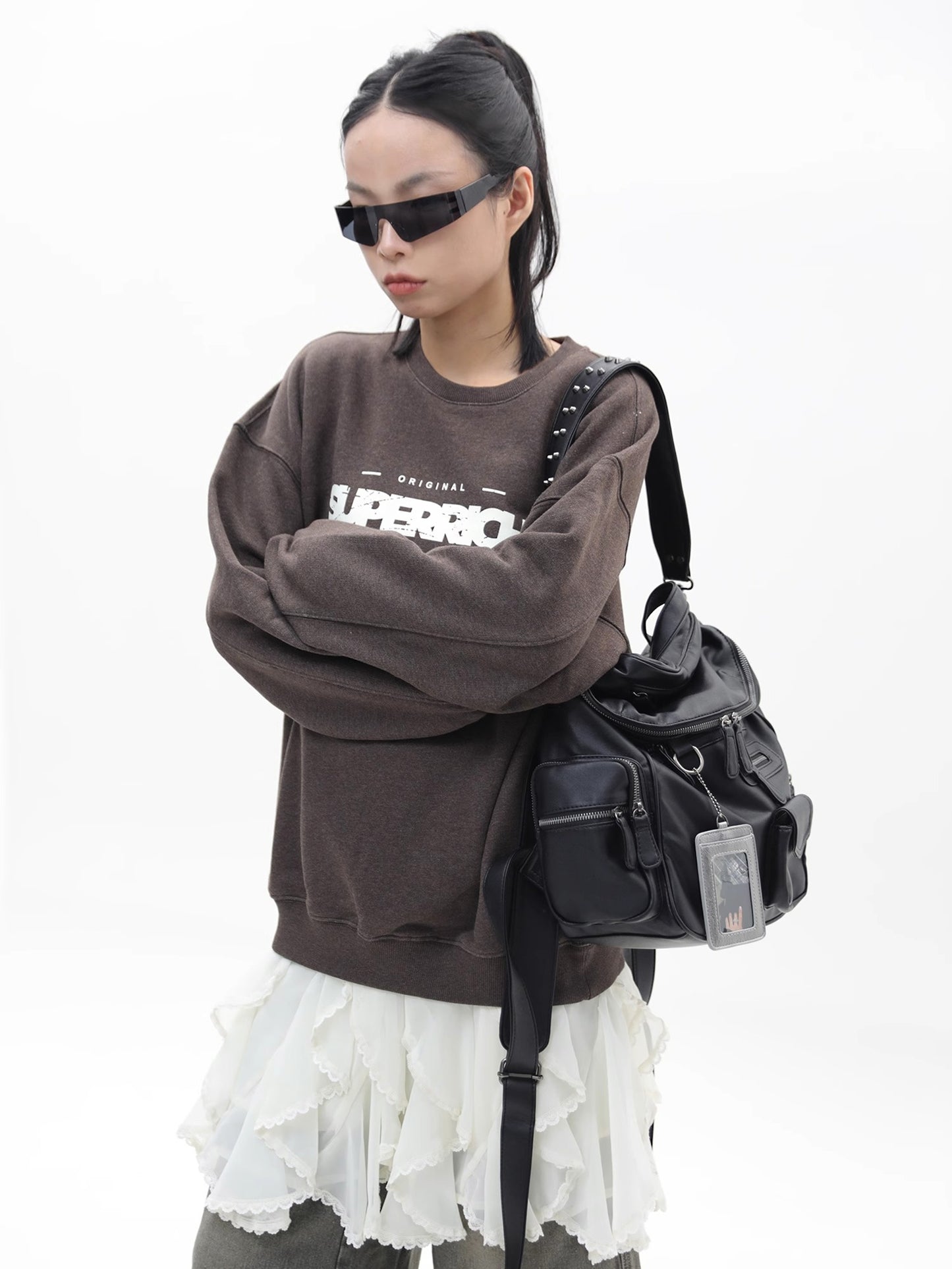 Leather Studs Backpack