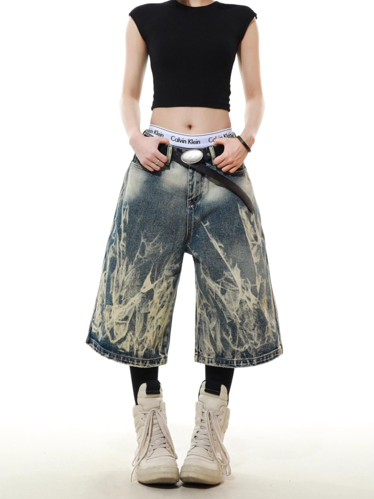 Crack Thunder Washed Jorts