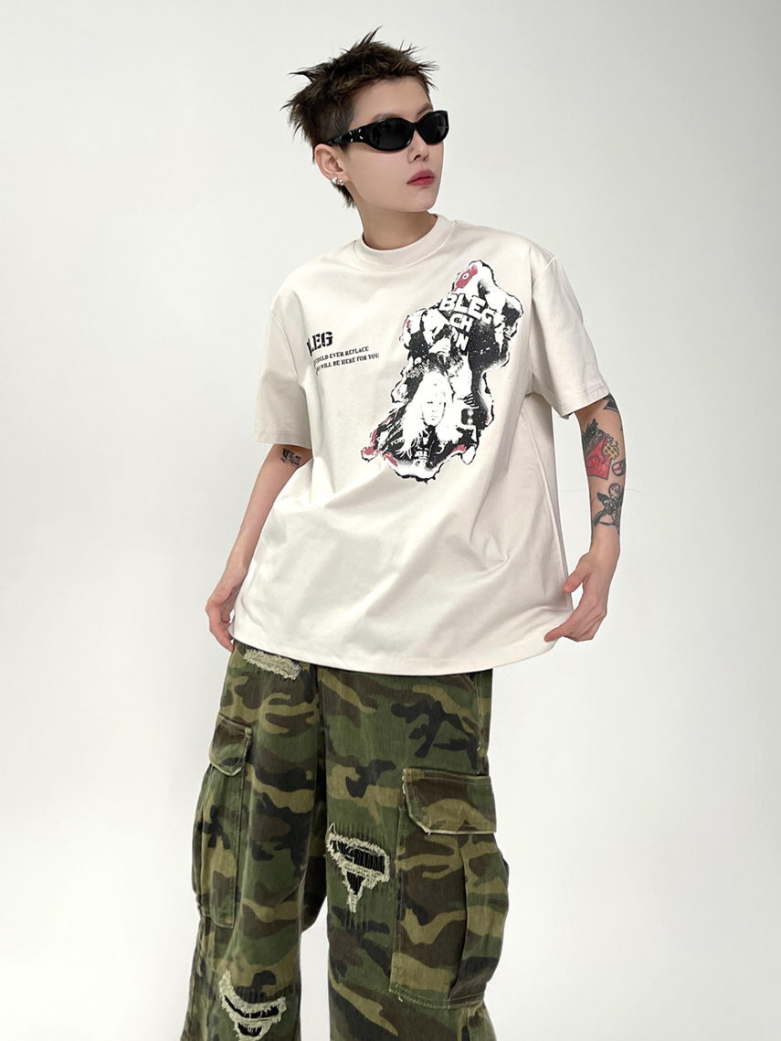 Old Portrait T-shirt (2color)