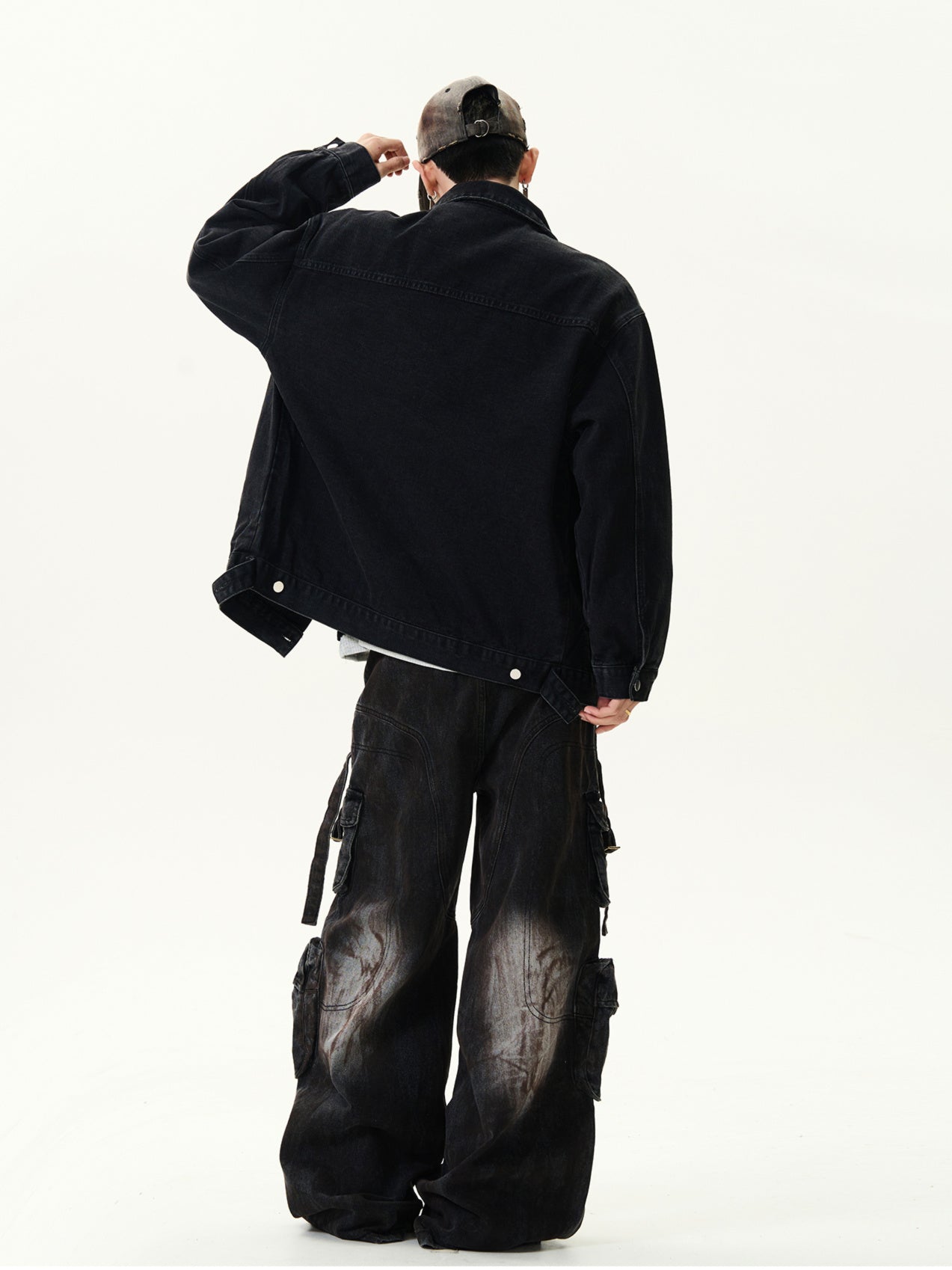 Faded Loose Denim Jacket (2color)