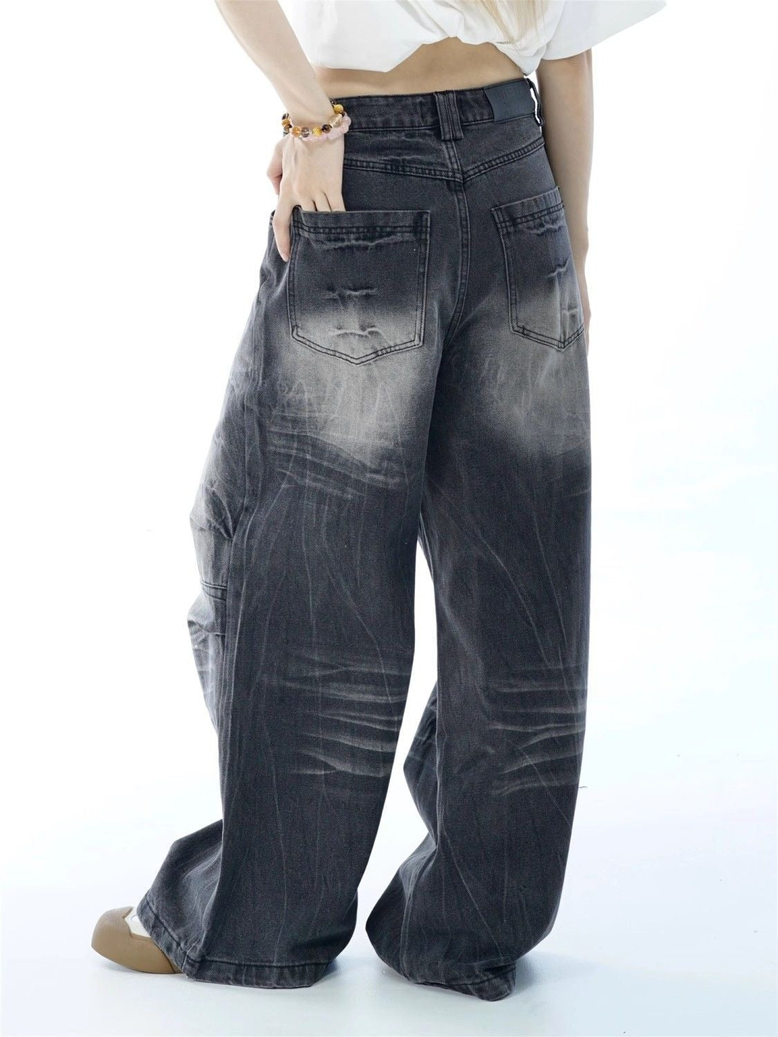 Overwashed Crack Denim