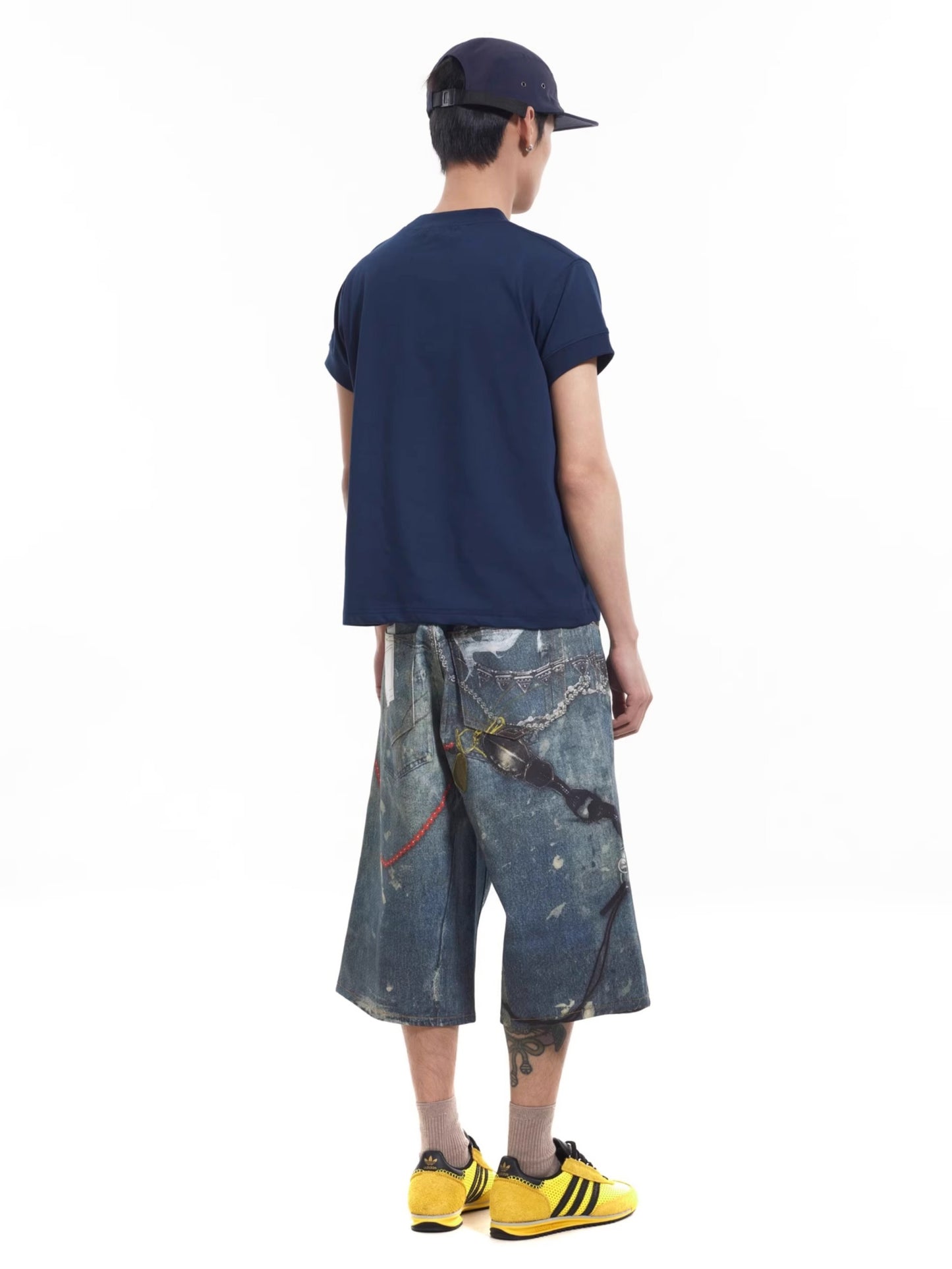 Chain Printimg Jorts