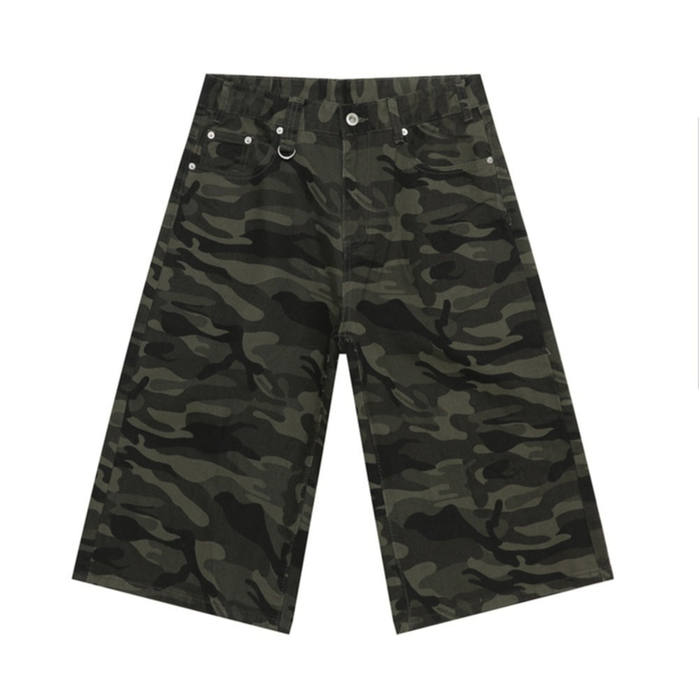 Camoflage Jorts Denim