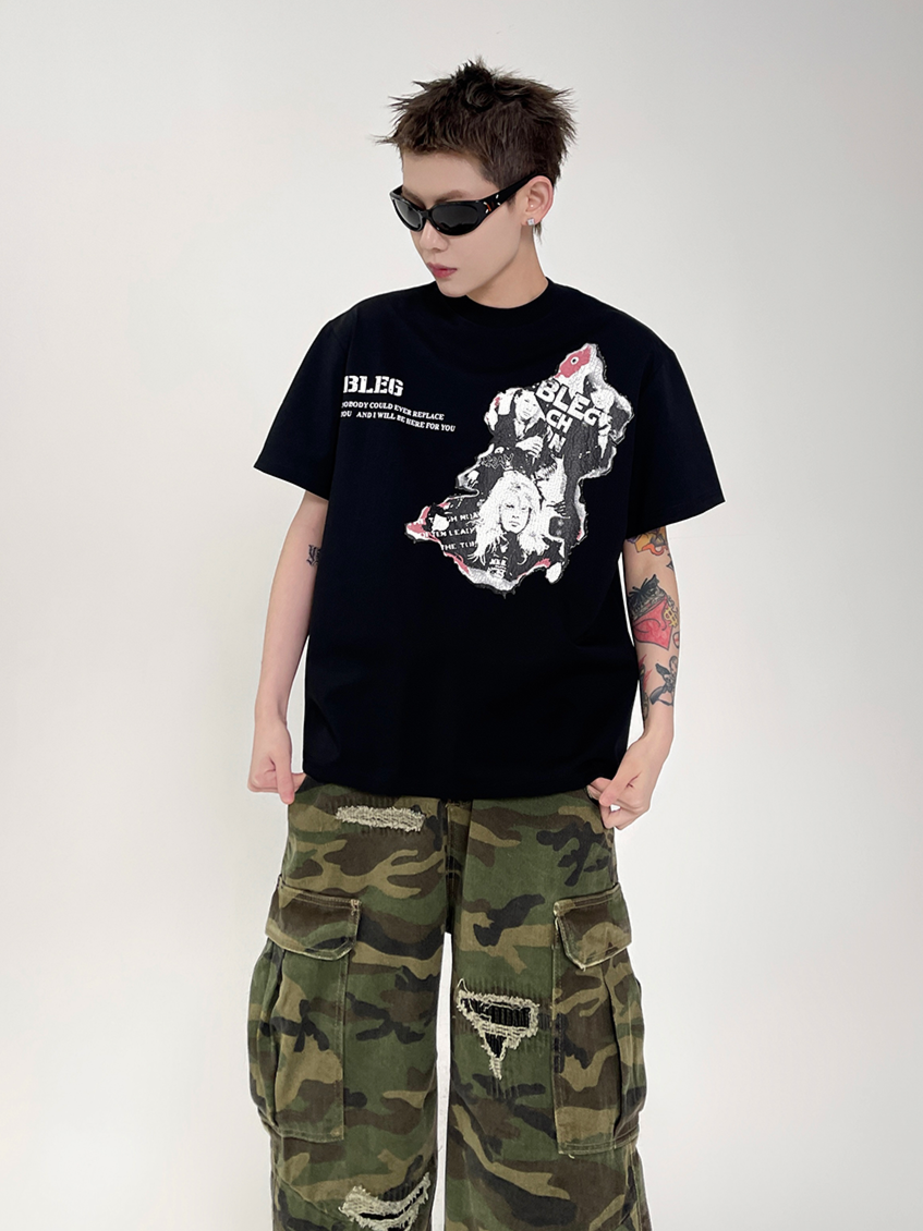 Old Portrait T-shirt (2color)