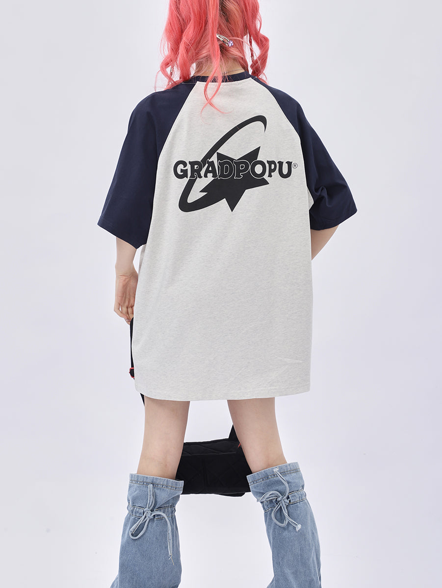 Raglan Shooting Star T-shirt (2color)