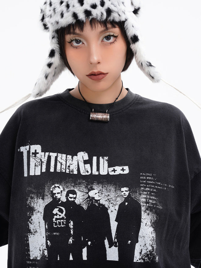 Trythmclub Printing T-shirt (2color)