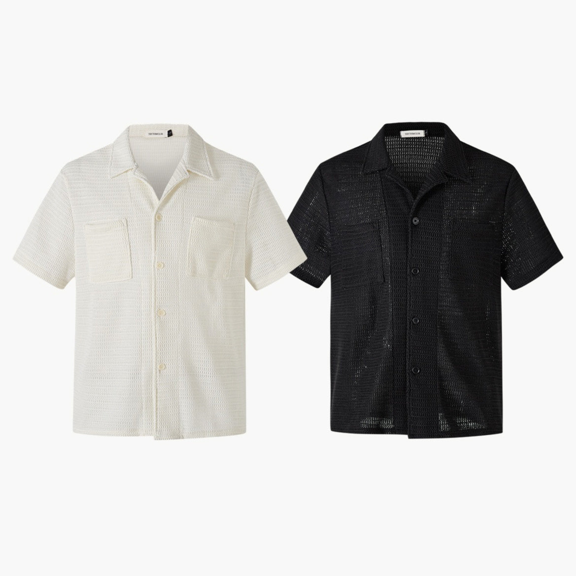 Texture Sheer Shirt (2color)