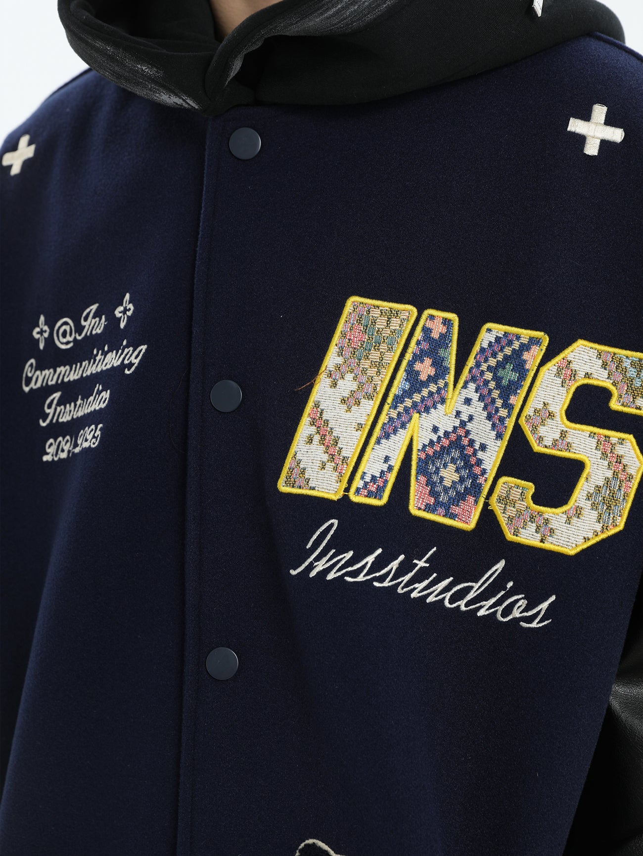 Patched Logo Studium Jacket (3color)