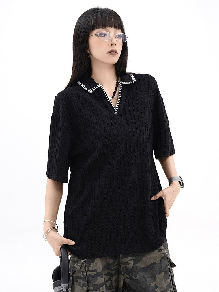 Stitch Polo Shirt (2color)