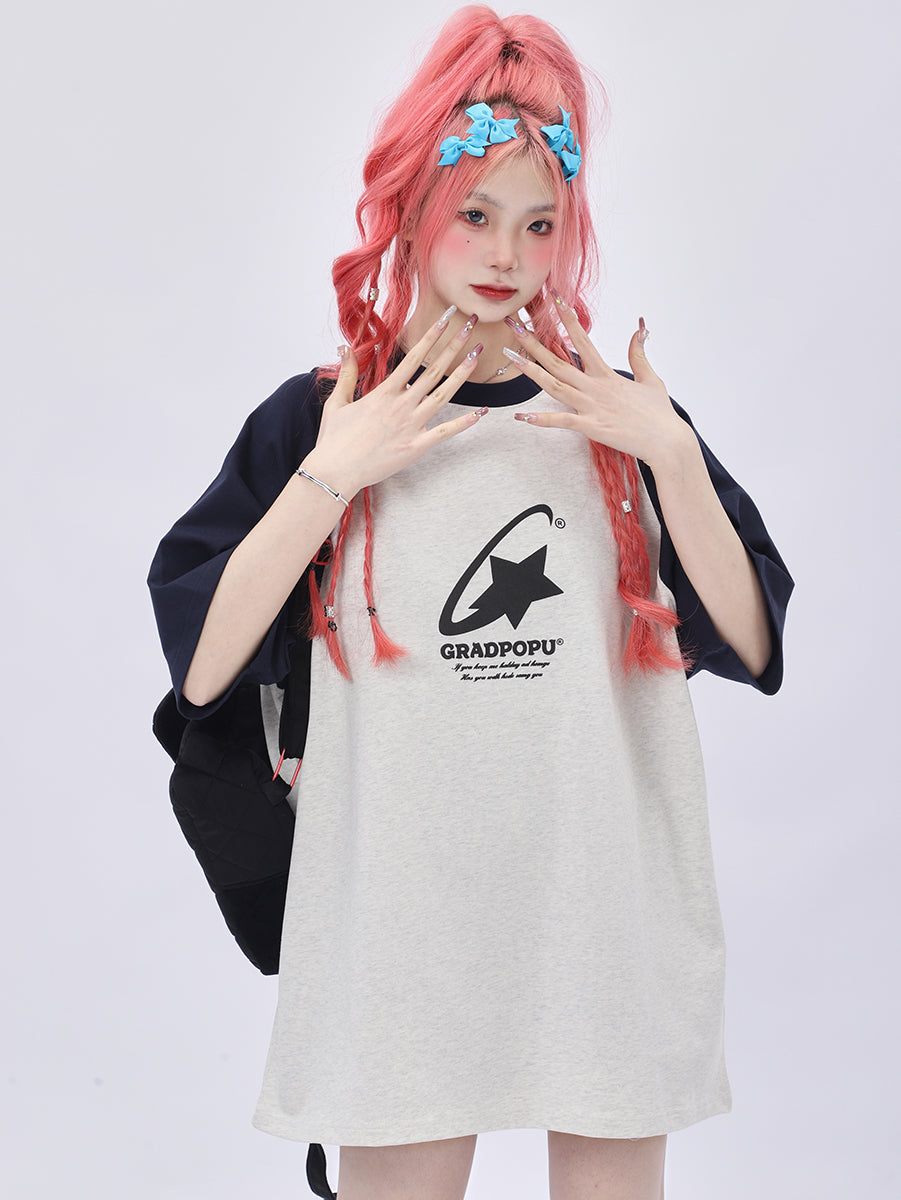 Raglan Shooting Star T-shirt (2color)