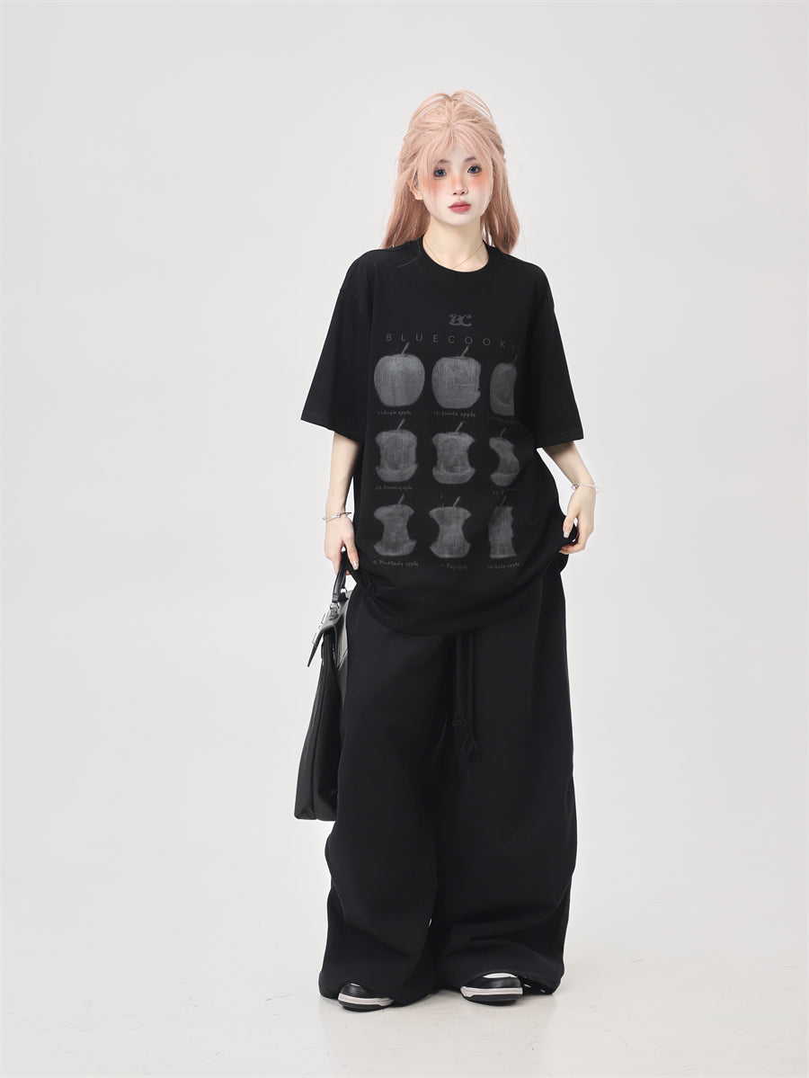 Biting Apple T-shirt (2color)