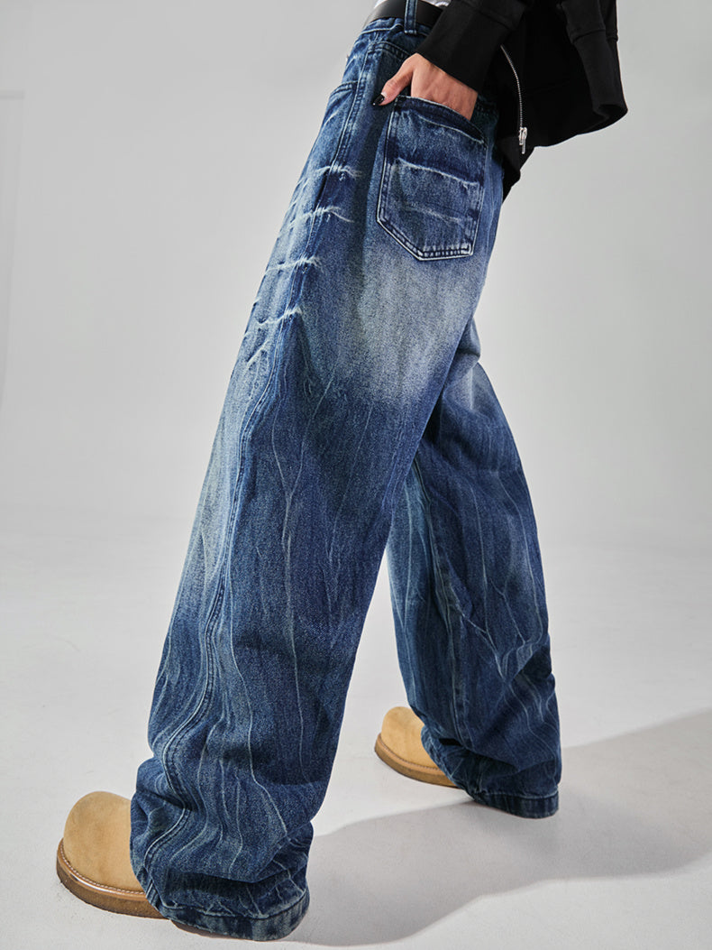 Crack Thunder Washed Denim (2color)