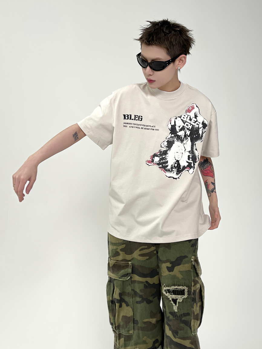 Old Portrait T-shirt (2color)
