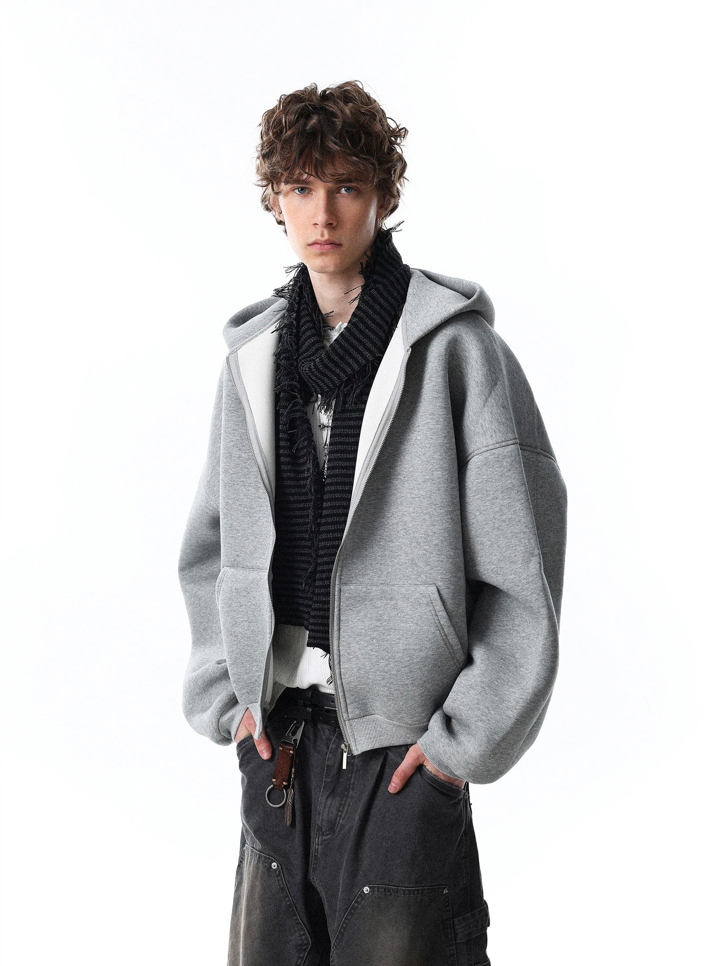 Essential Short Hoodie (2color)