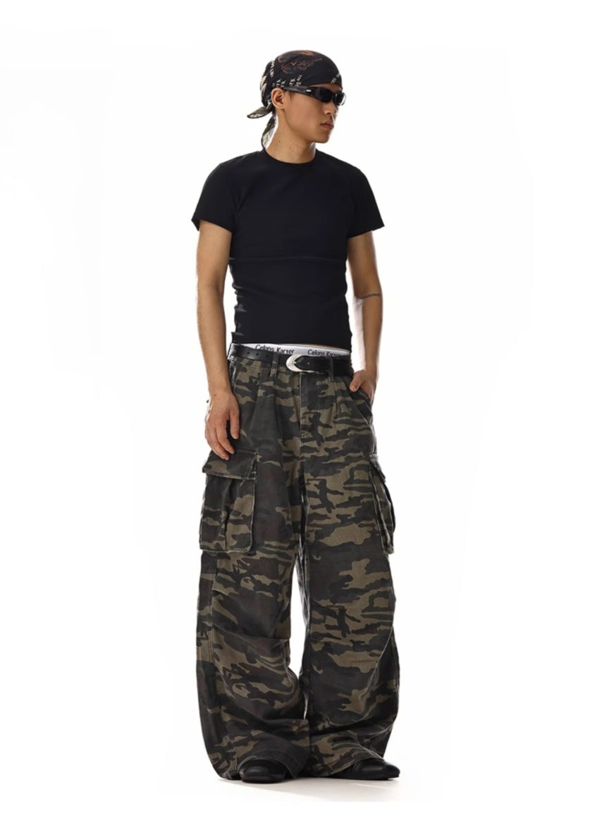 Camoflage Cargo Denim