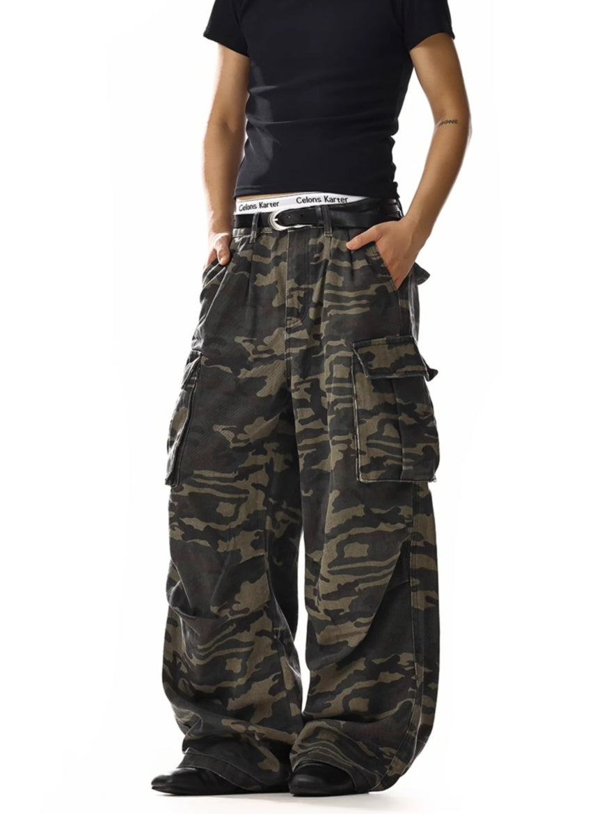 Camoflage Cargo Denim