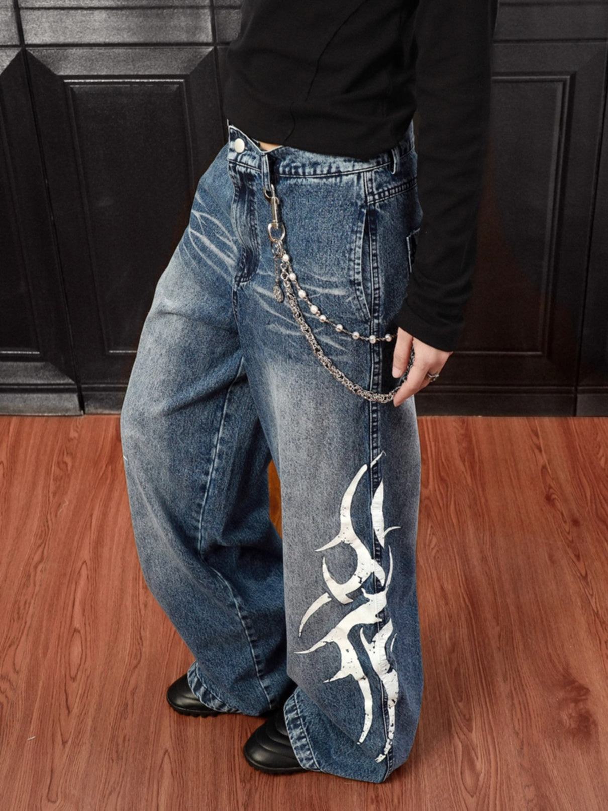 Blade Printing Denim