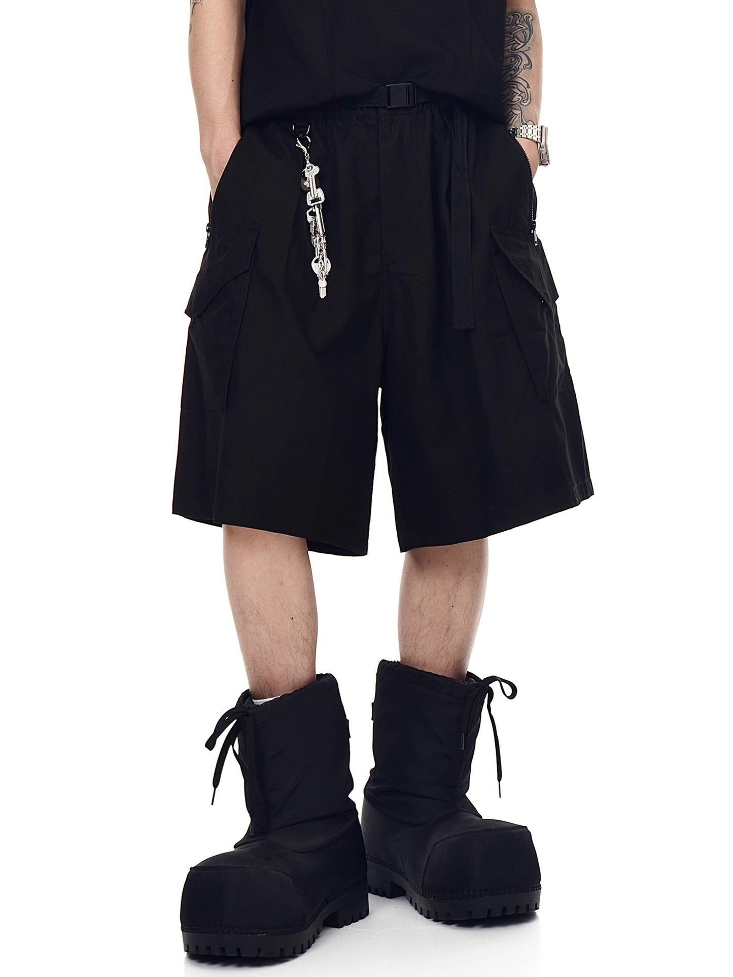 Nylon Muiti Pocket Shorts