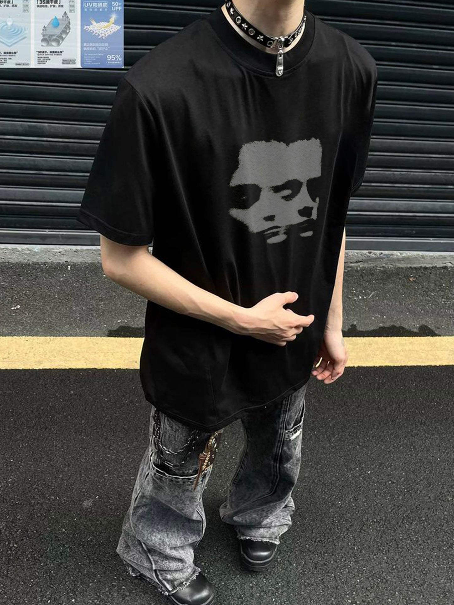 Double Face T-shirt (2color)