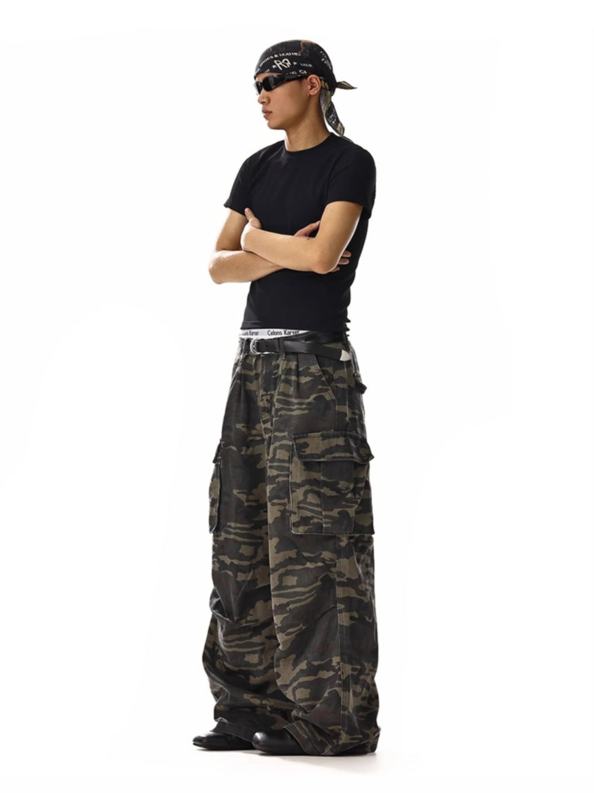 Camoflage Cargo Denim