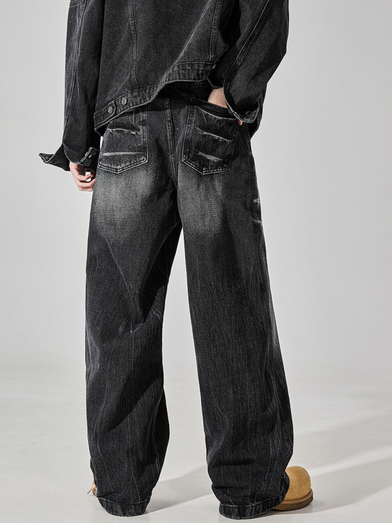 Crack Thunder Washed Denim (2color)