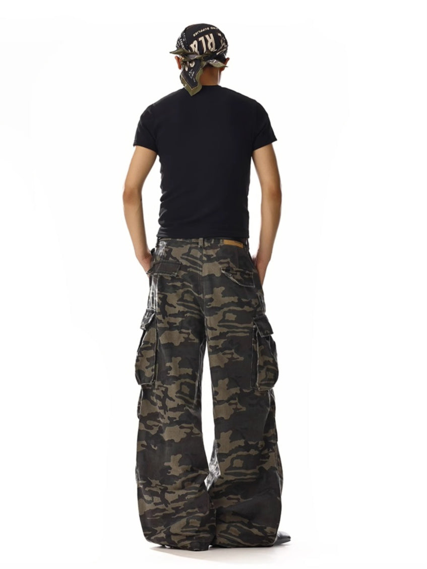 Camoflage Cargo Denim