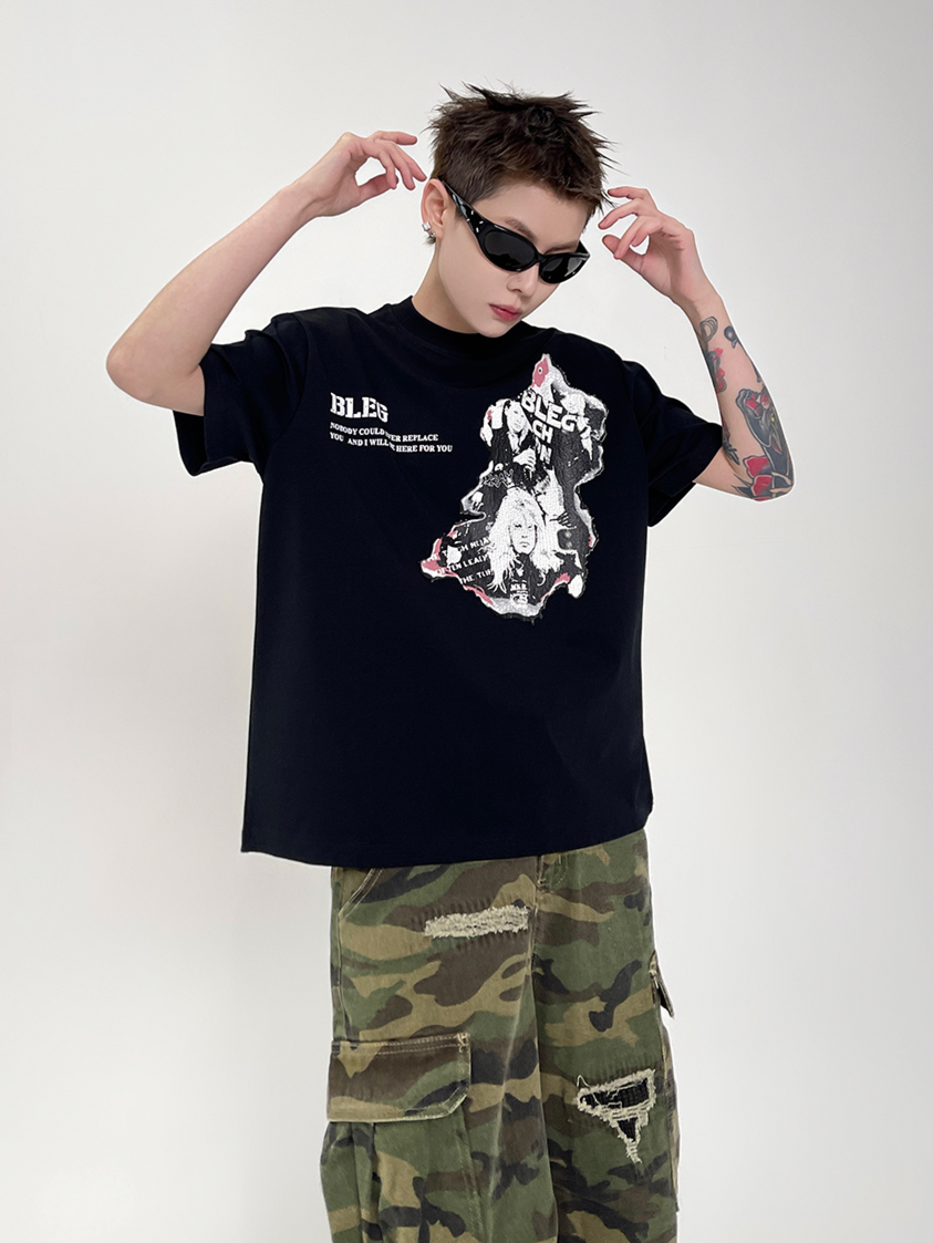 Old Portrait T-shirt (2color)
