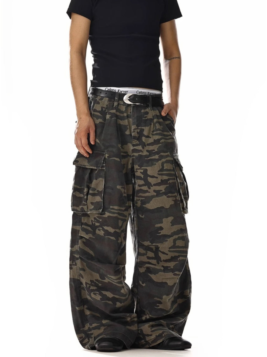 Camoflage Cargo Denim