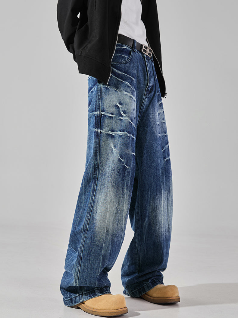Crack Thunder Washed Denim (2color)