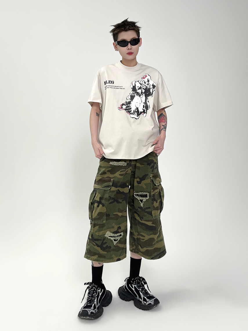 Old Portrait T-shirt (2color)