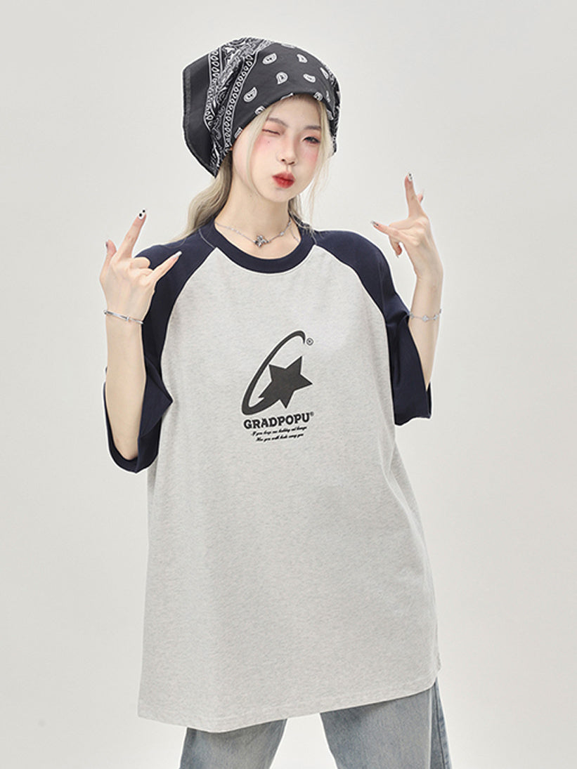 Raglan Shooting Star T-shirt (2color)