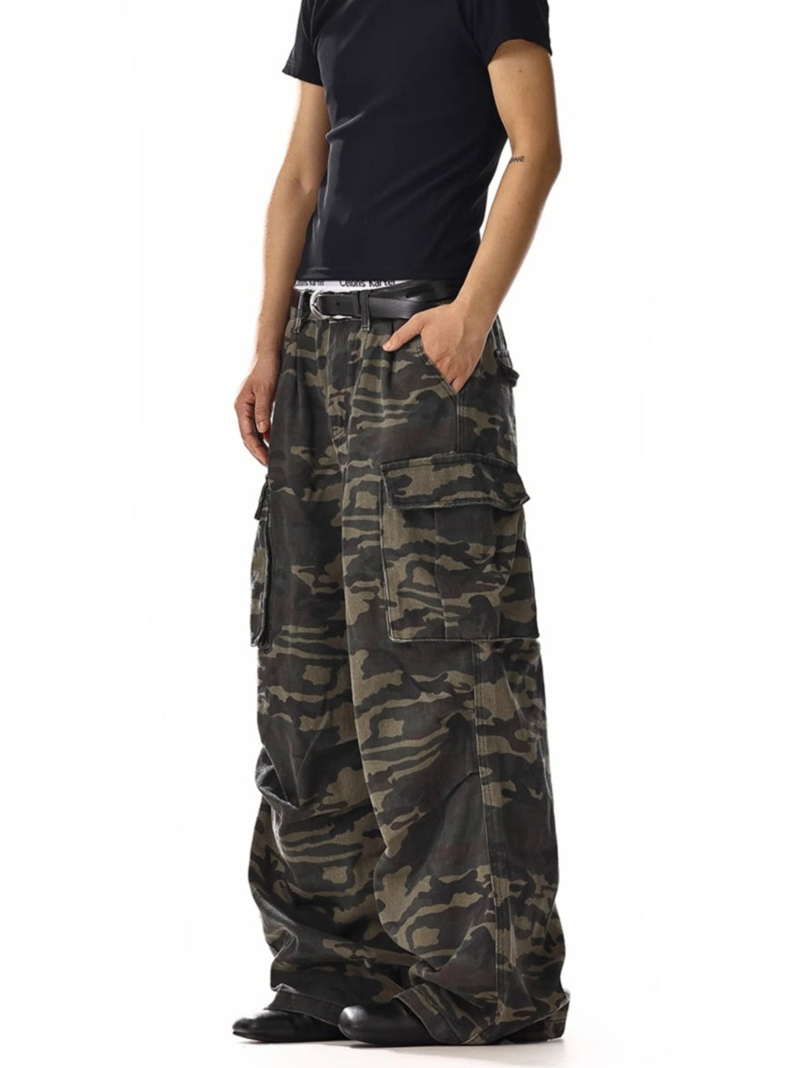 Camoflage Cargo Denim