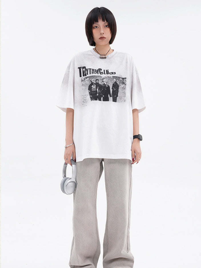 Trythmclub Printing T-shirt (2color)