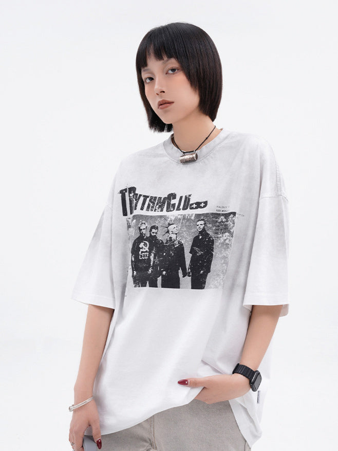 Trythmclub Printing T-shirt (2color)