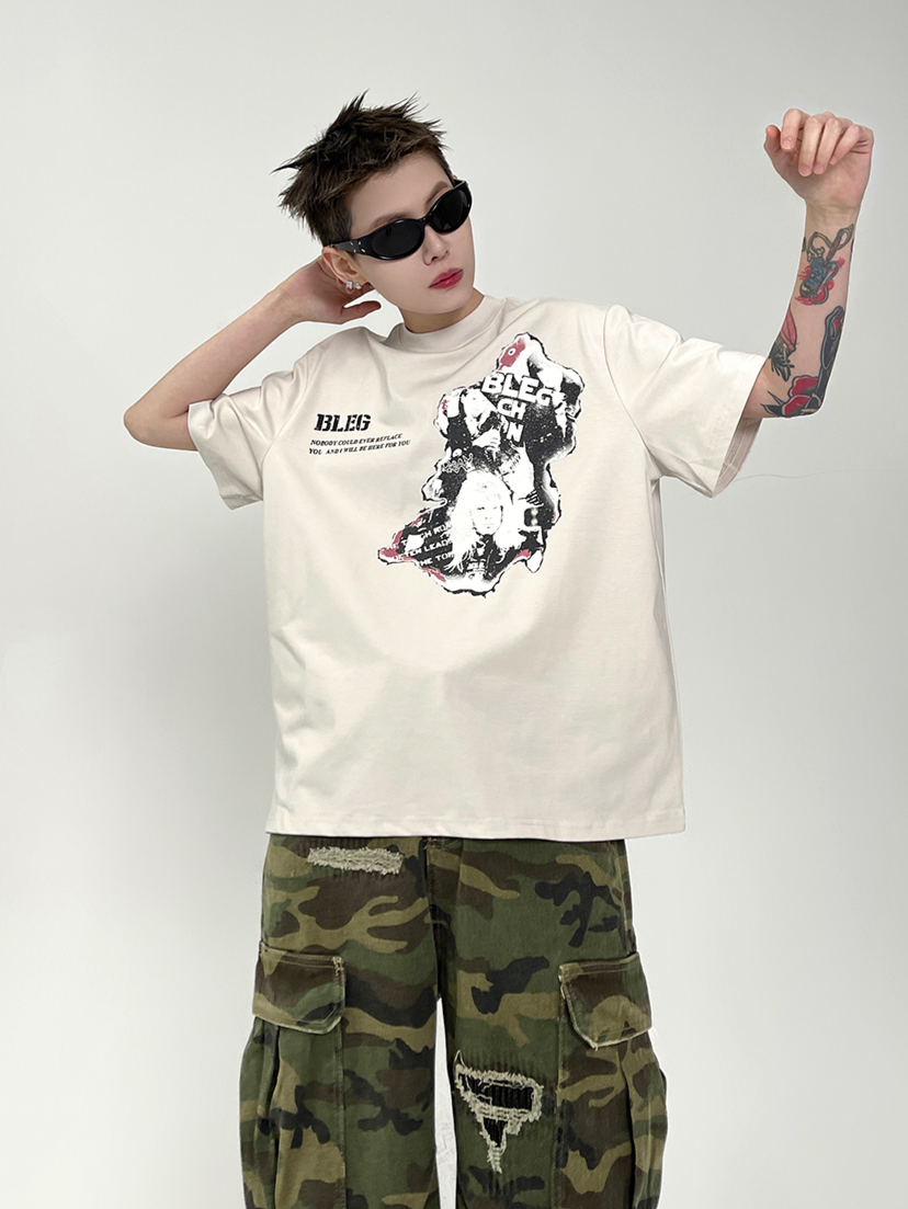Old Portrait T-shirt (2color)