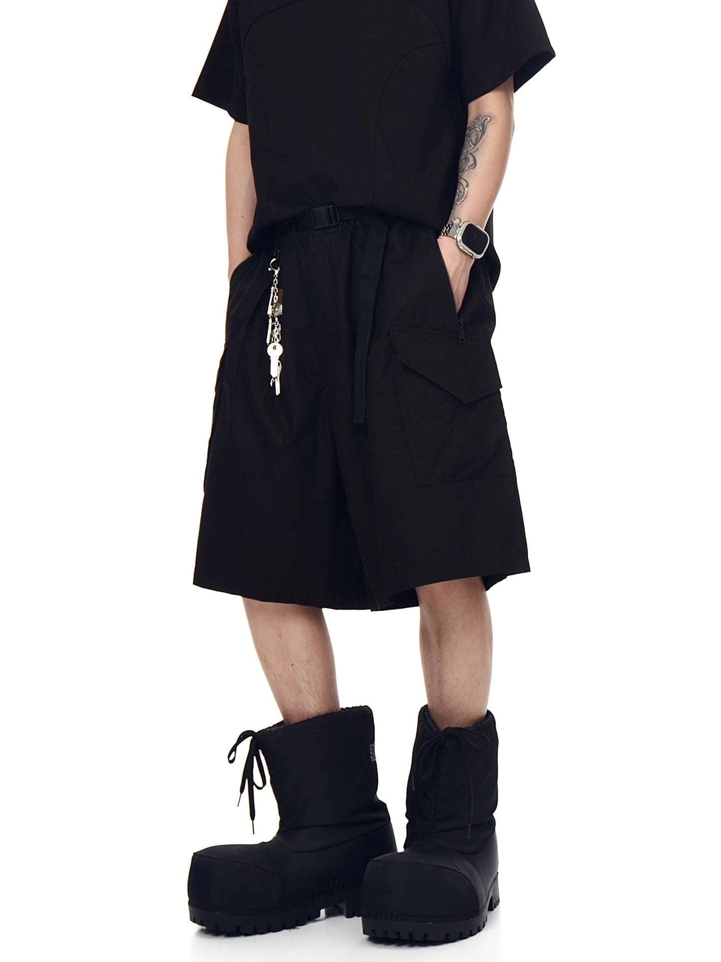 Nylon Muiti Pocket Shorts