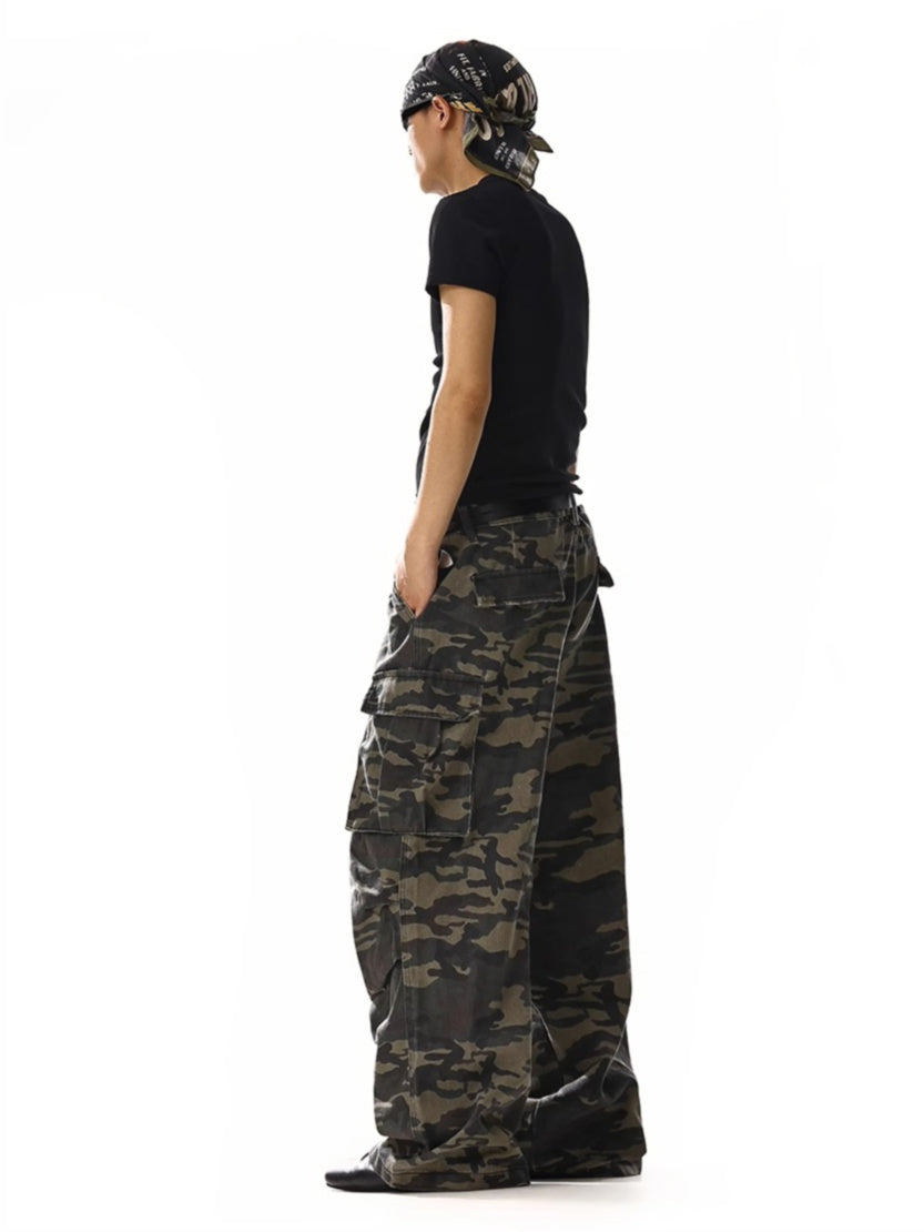Camoflage Cargo Denim