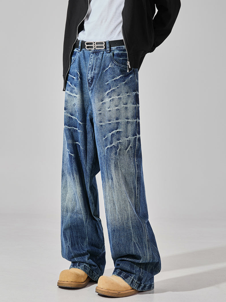 Crack Thunder Washed Denim (2color)