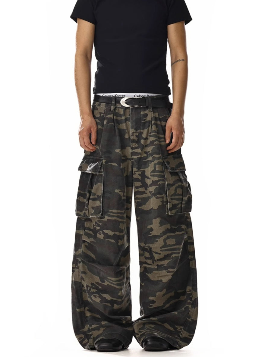 Camoflage Cargo Denim