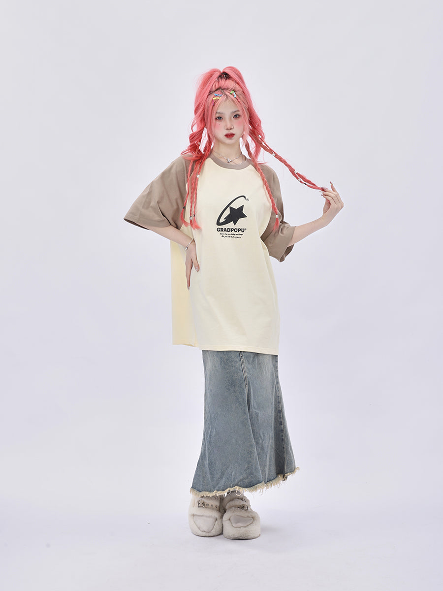 Raglan Shooting Star T-shirt (2color)
