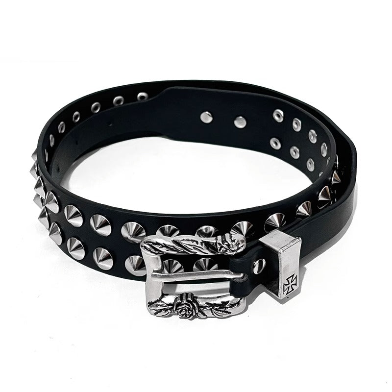 Cross Studs Belt