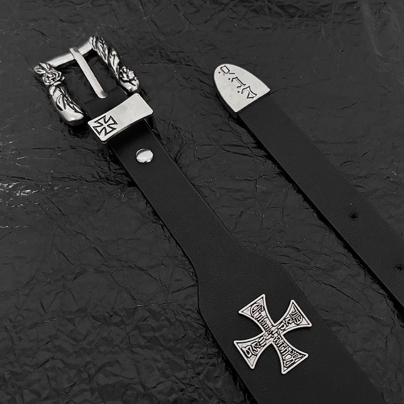 Cross Studs Belt