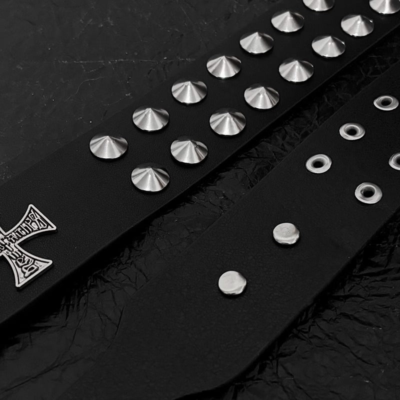 Cross Studs Belt